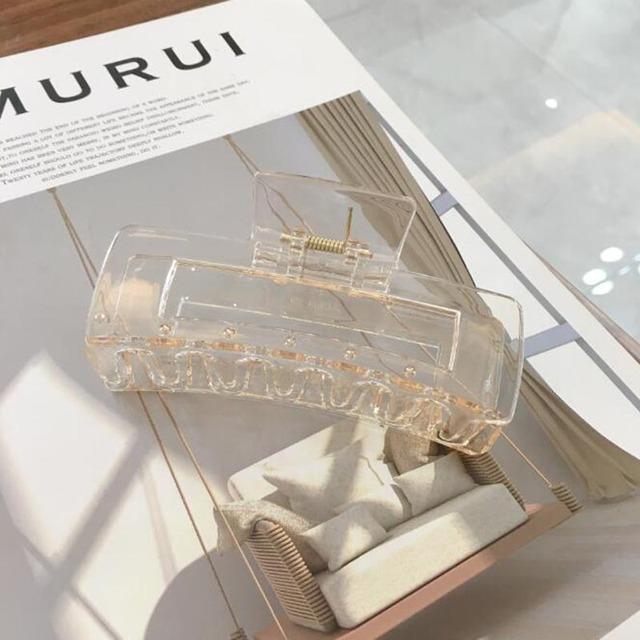 

Новый зажим для женщин, прочный красочный пластиковый коготь для волос, большой размер, зажимы для волос, зажим для волос, шикарные аксессуары для волос в виде краба, подарок