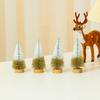 4/8PCS 10CM Christmas Tree Glitter Powder Colorful Mini Christmas Tree Christmas Table Decorations Cedar Decorations Home Decor