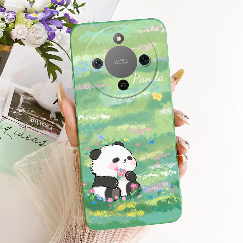 For Honor Magic 8 Lite Case Honor X9d MTN-NX1 Cute Dog Panda Cartoon Cover Silicone Case For Honor X70 X 70 HonorX9d Soft Fundas