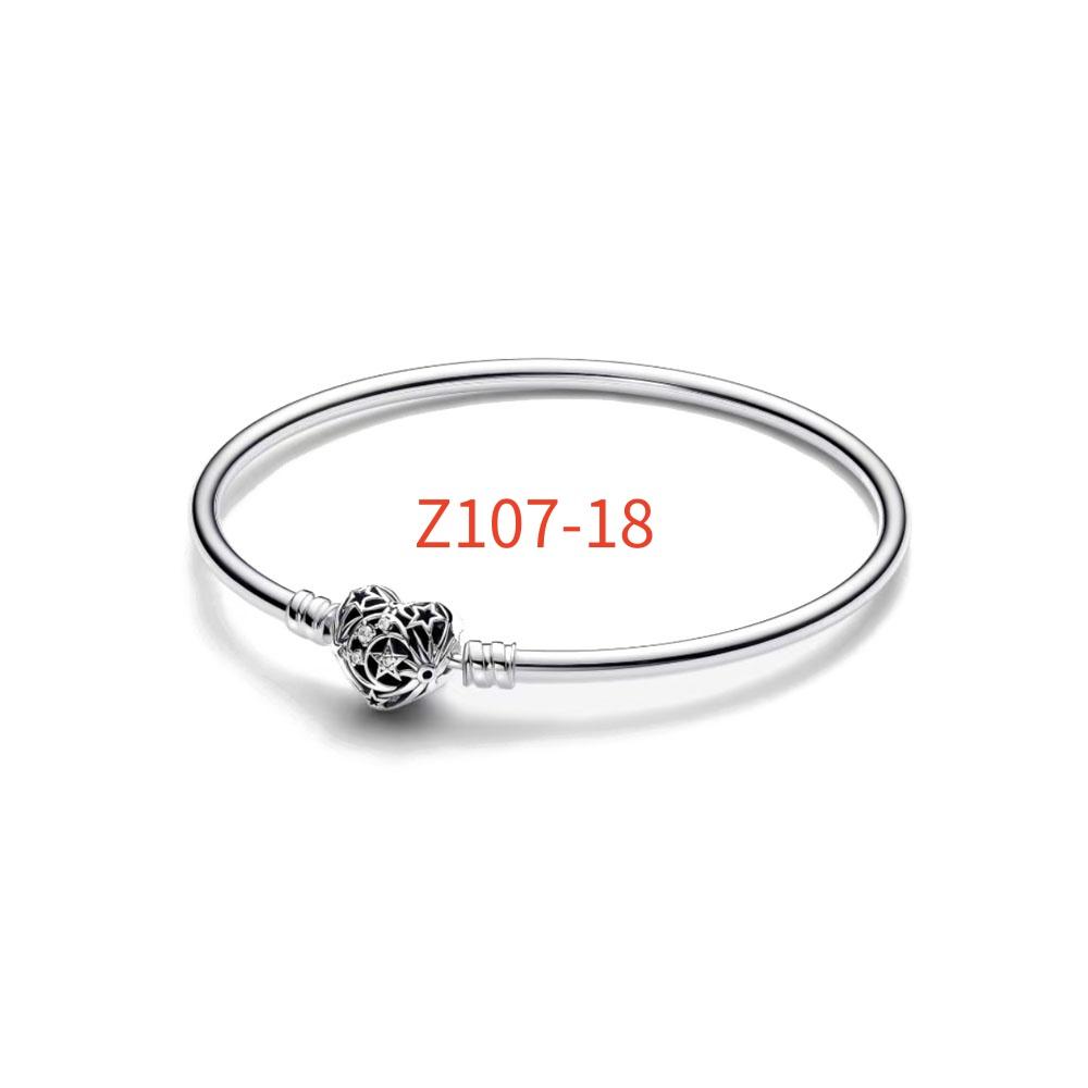 New Copper Heart Shaped Bead Bracelet Suitable For European Women'S Exquisite Charm Jewelry