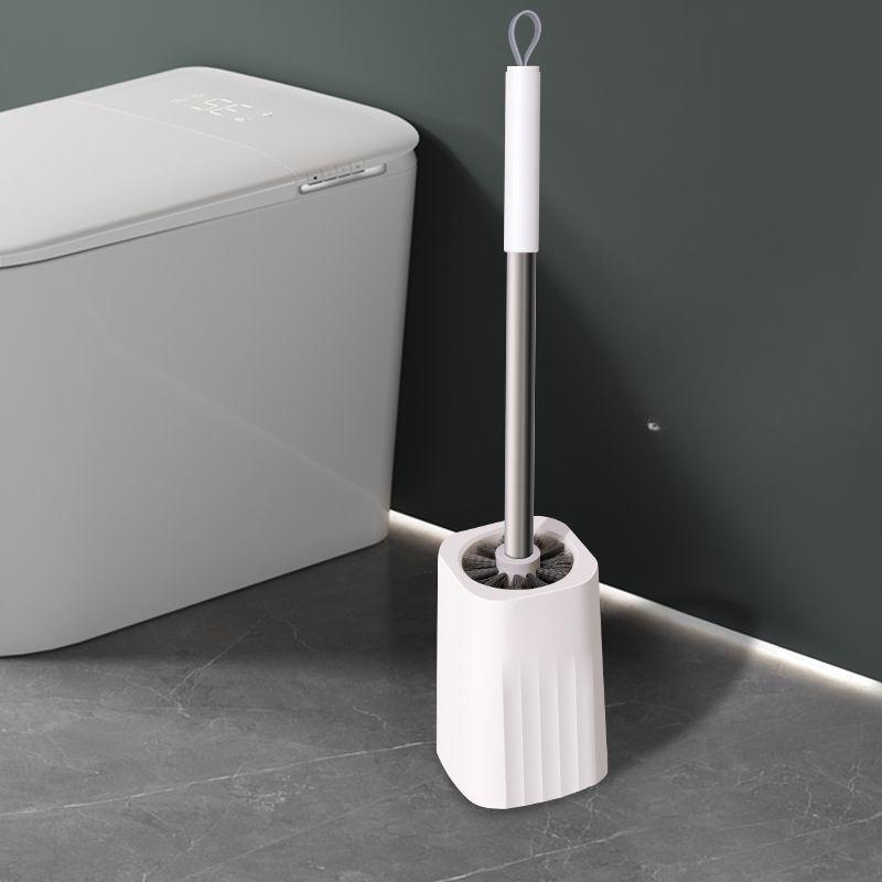 Cleaning Toilet Brush Household Bathroom Toilet Brush with Base Long Handle Set Bathroom Unclogging