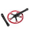 Meijun 2color Bike Crankset 170mm Bicycle Chainwheel Chain Ring Set 45T 47T