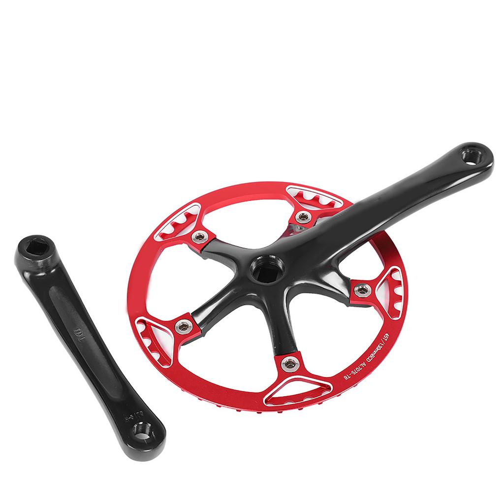 Meijun 2color Bike Crankset 170mm Bicycle Chainwheel Chain Ring Set 45T 47T