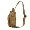 1pc Men's Shoulder Bag, Adjustable Tactical Chest Bag, Waterproof Portable Chest Bag Perfect For Travel, Camping, Outdoor Sports