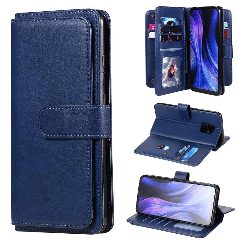 Leather Flip Purse Holder Phone Case For XiaoMi RedMi Note 17 15 14 Pro Plus 13 12 Wallet Card Slot Cover Back Bag Hoesje Coque