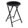 Folding Stool - Black - Steel - 30x30x45 Cm - Indoor Use - Adult