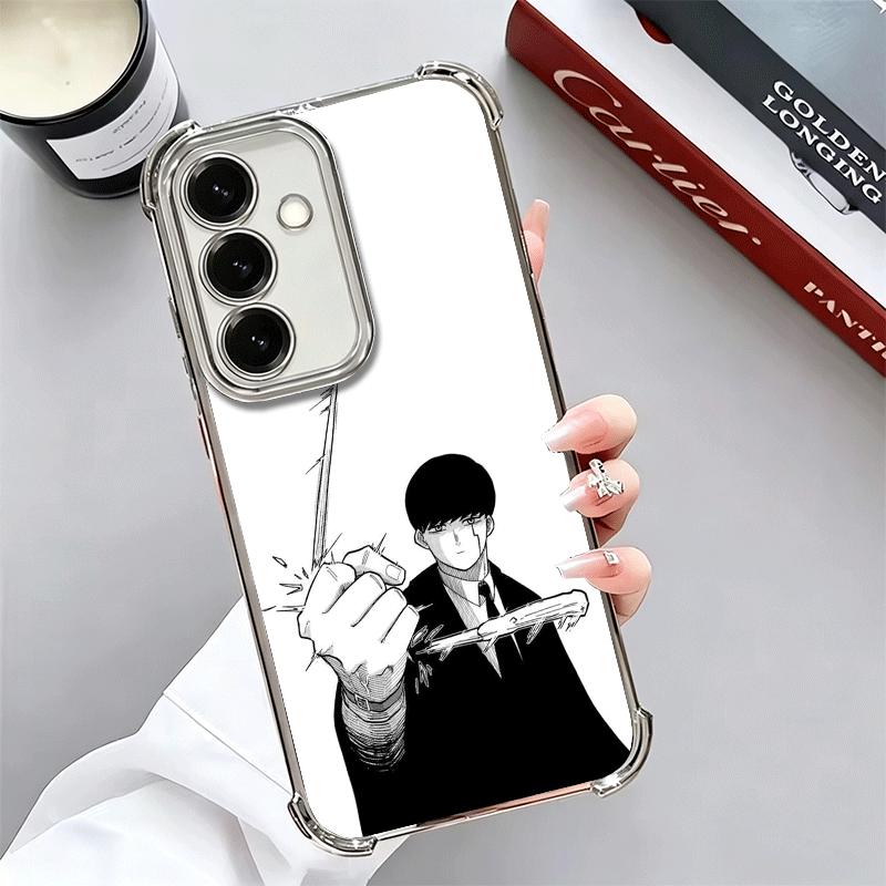 

Mashle Magic And Muscles Anime Plating Phone Case For Samsung A17 A07 A37 A57 A16 A56 A15 A55 A14 A54 A13 A53 A26 A36 A25 A35 A2 Samsung A57