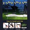 Solar Lights Outdoor Patio Lights 7 Color Changing RGB Lights Home Decorative Lights IP65 Waterproof Warm /Colorful Light  
