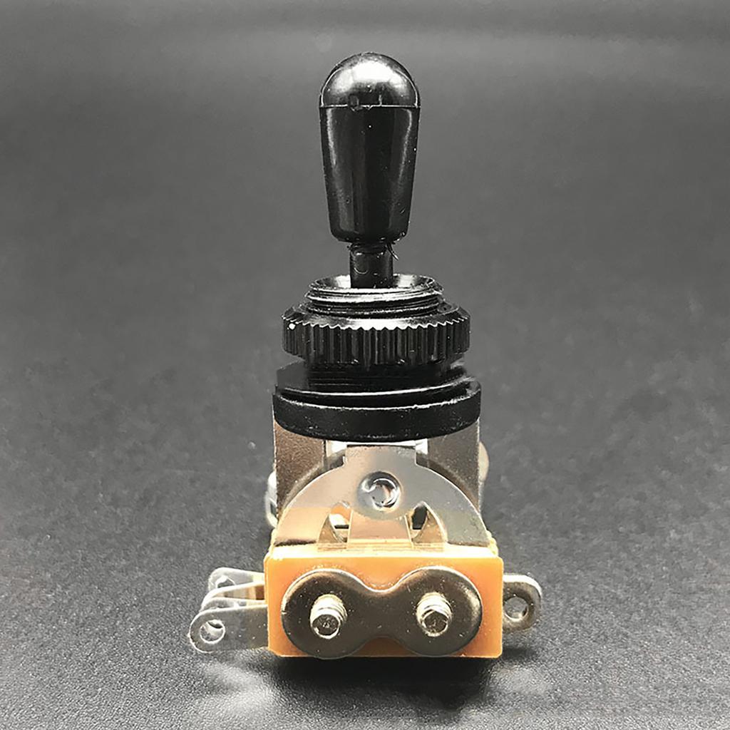 1pcs 3 Way Toggle Switch for LP Style Guitar 3 Way Guitar Switch with Tip Cap Electric Guitar Pickup Selector Switch