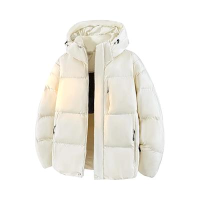 Winter Men Trendy Hooded Parkas Thick Warm Coat Men Cotton-Padded Jacket Hong Kong Style Parka Women Streetwear Outerwear