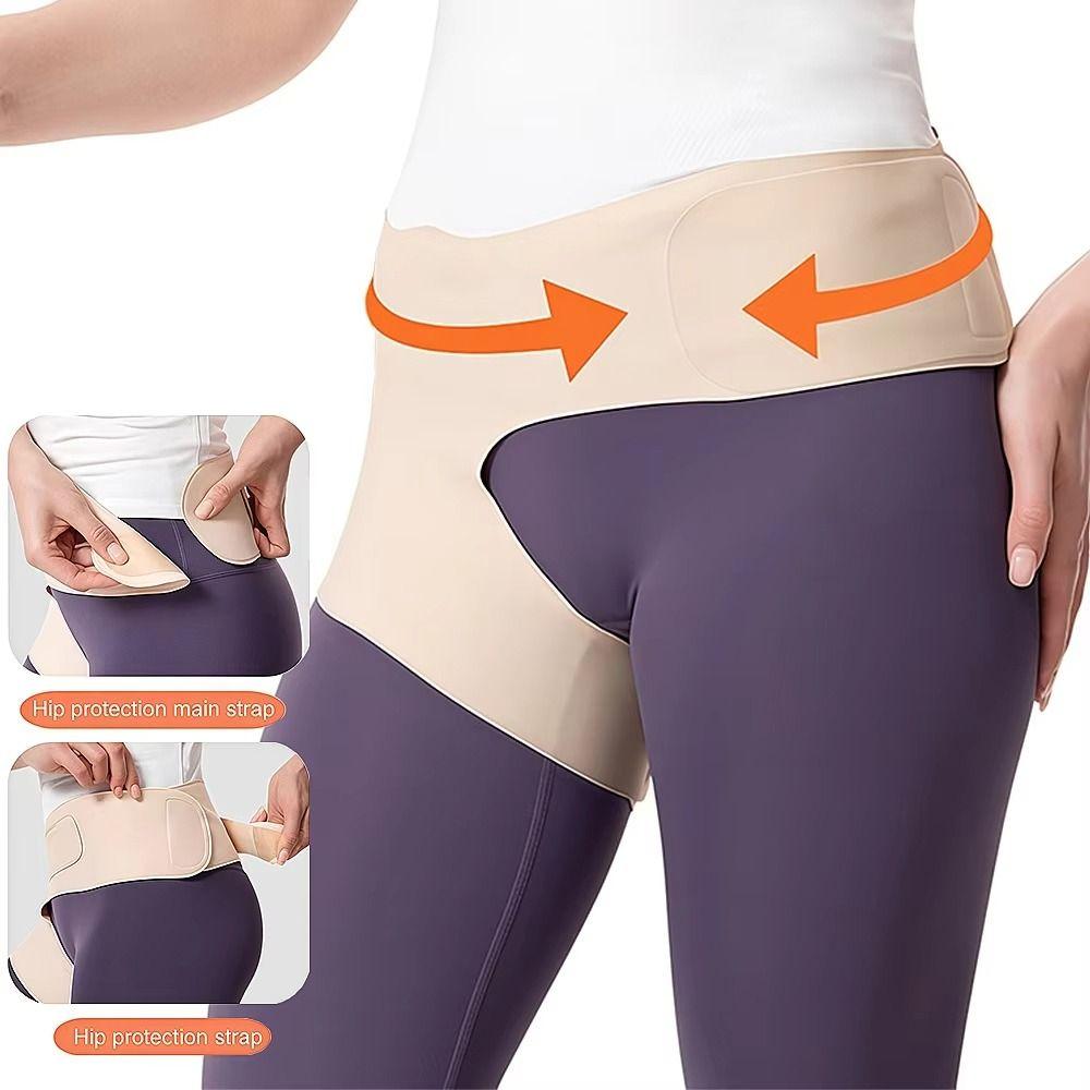 Verstellbare Hüftstütze Ultra-dünne Leistenbandage Langlebige Oberschenkel-Kompressionsmanschette Für Damen & Herren