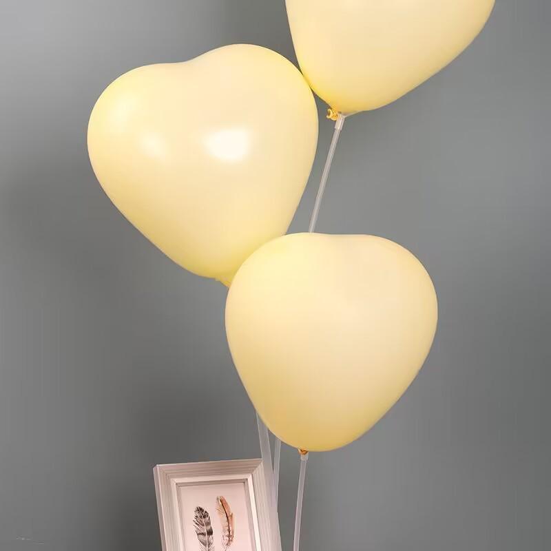 Cross Love Heart Balloons: 6-inch, 10-inch, 12-inch Heart-Shaped Balloons for Weddings and Birthdays