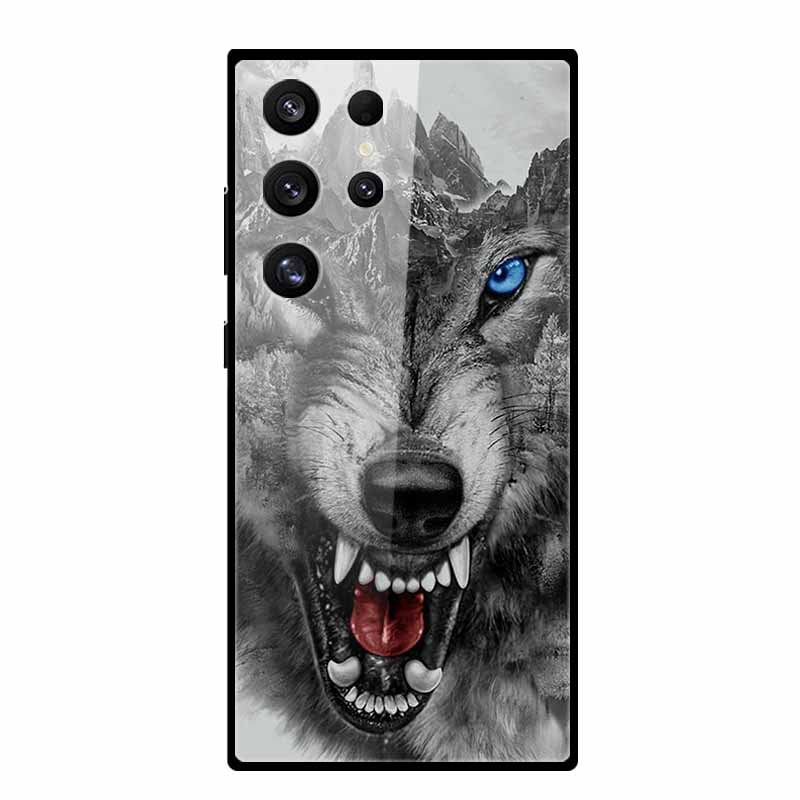 For Samsung Galaxy S25 Ultra Case S25Plus Luxury Tempered Glass Hard Back Cover for Galaxy S24Ultra 5G Phone Cases Fundas S 25