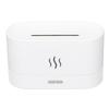 Desk Humidifier 180ml Fire Simulation Auto Off Soft LED Light Dimmable Silent USB Humidifier for Home Office CarWhite