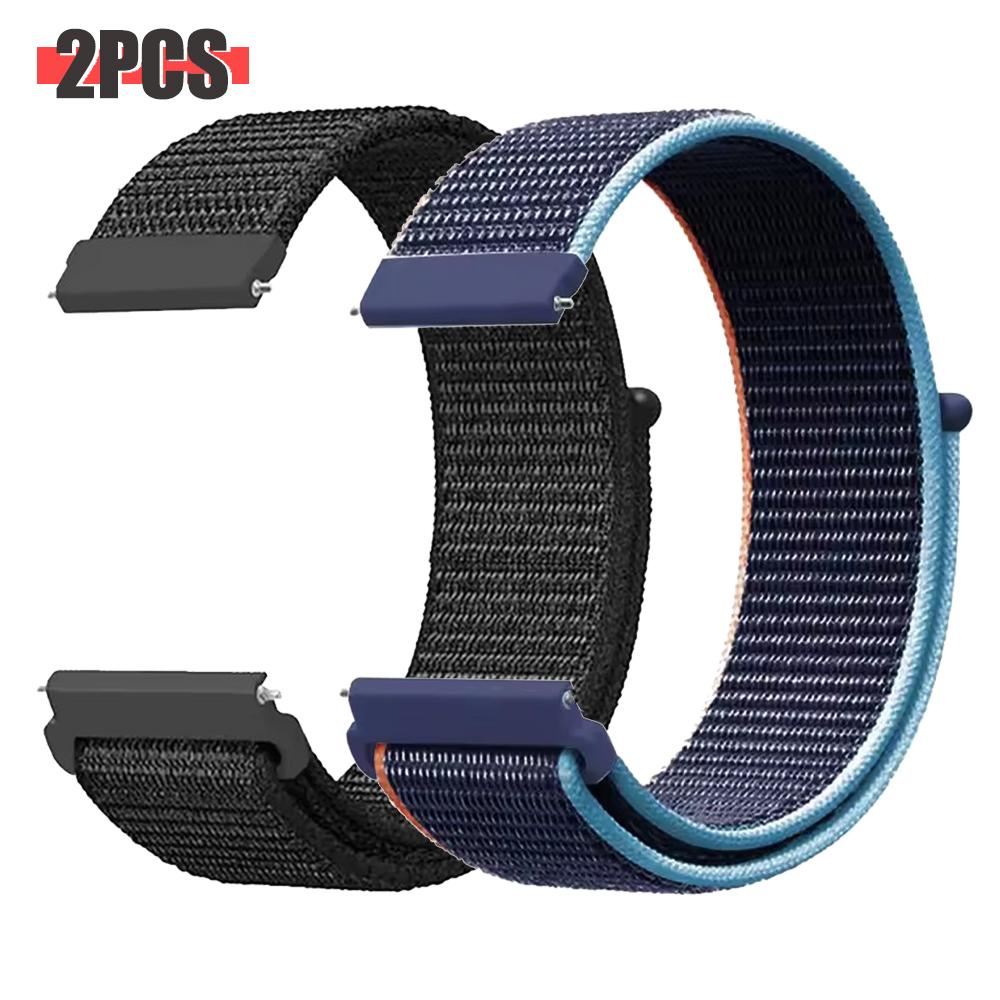 20mm 22mm Nylon-Schlaufenband Für Amazfit GTR 4 3 2/GTS 4 2 mini/Bip 6 Armband Garmin Forerunner 570 265 255 165 Armband Sportarmbänder