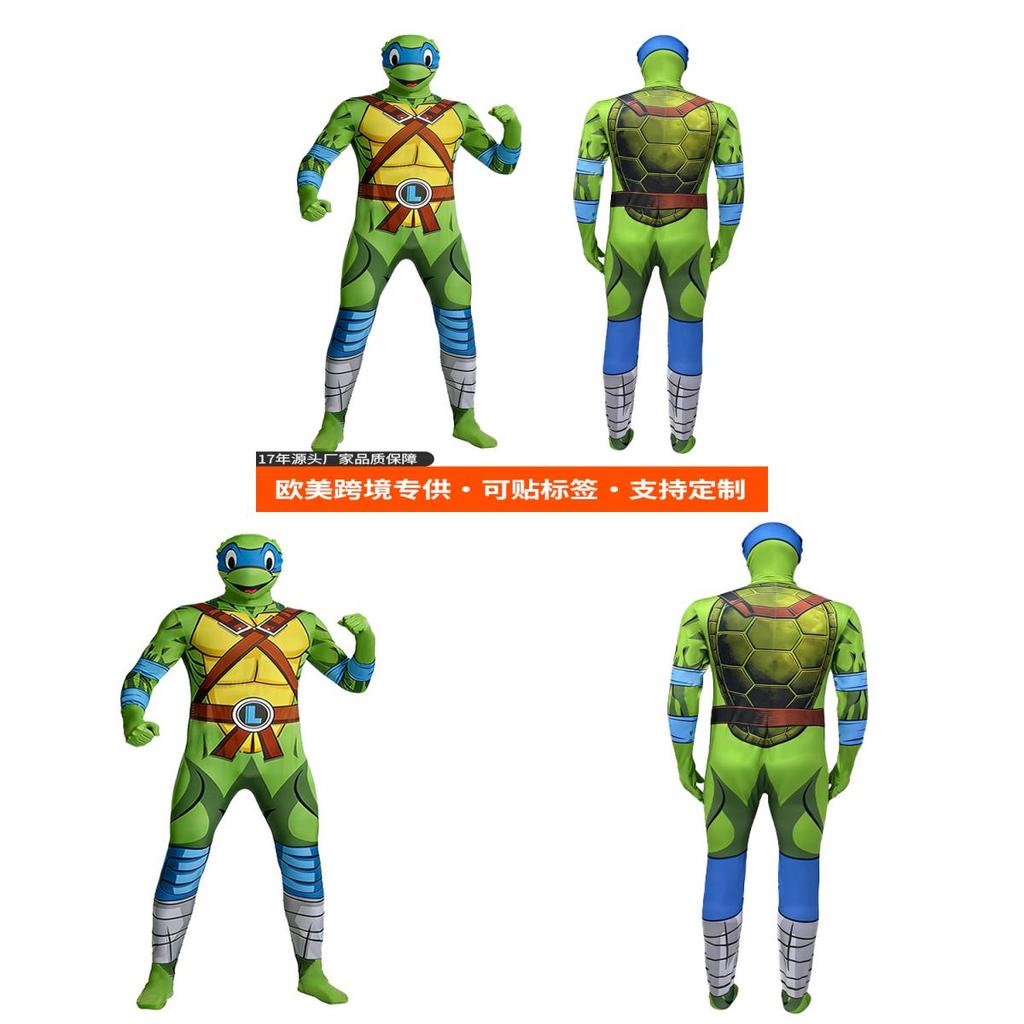 Teenage Mutant Ninja Turtles Cosplay Costume With Milk Silk Fabric For Halloween Party