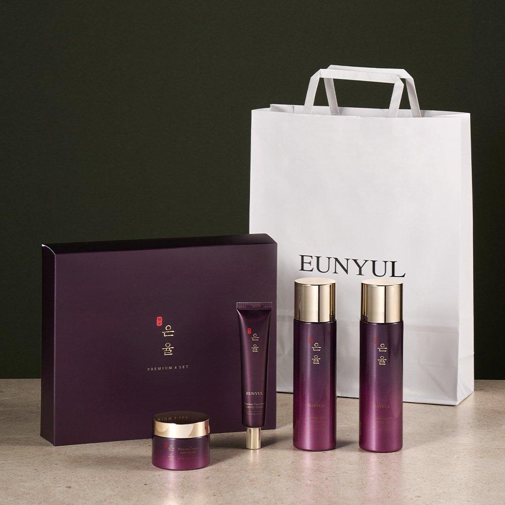 Premium Herbal Medicine 4-piece Set + Shopping Bag + 2 Wrinkle Patches