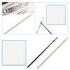 Flute Cleaning Stick Multifunctional Wind Instrument Tool Flute Cleaning Cloth Flute Cleaner for Sax Clarinet Maintenance
