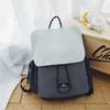 Schoolbag color matching backpack men and women lightweight and compact outdoor travel small backpack summer contrasting color student leisure 