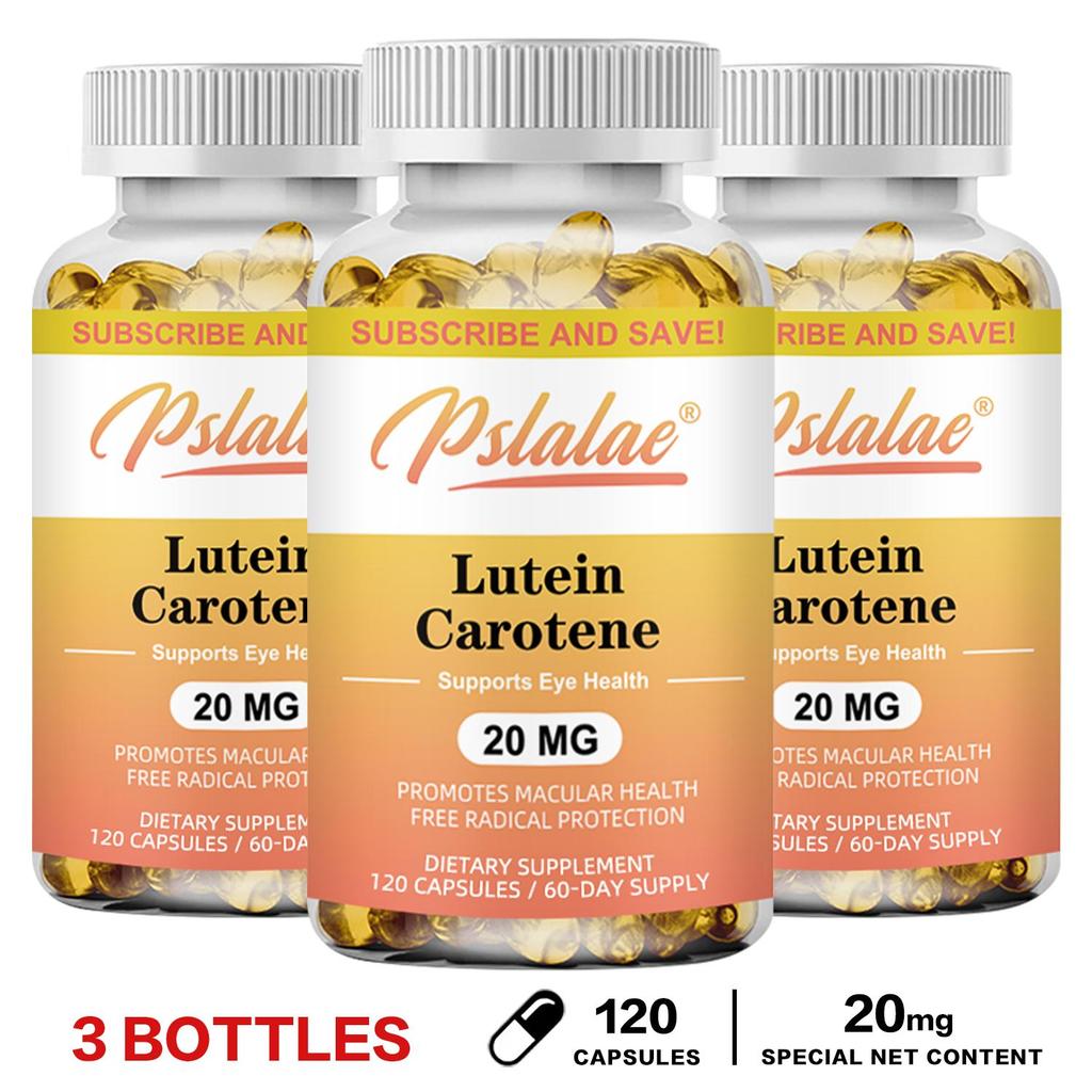 High-quality lutein capsules with carotene; suitable for men and women; nutritional supplement.