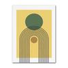 Art Pictures for Living Room Decorative Poster Modern Nordic Decoration Home Canvas Painting Geometric Yellow Abstract Wall