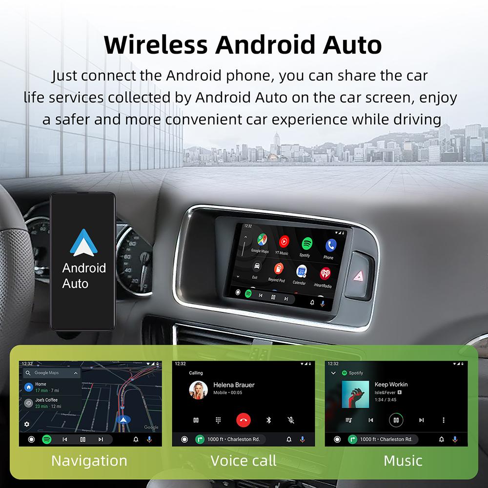 ANYFAR Adaptor Interfață Wireless CarPlay Android Auto Pentru A4 A5 Q5 2008-2018 Sistem MMI 3G Cu AirPlay Mirror Link Bluetooth