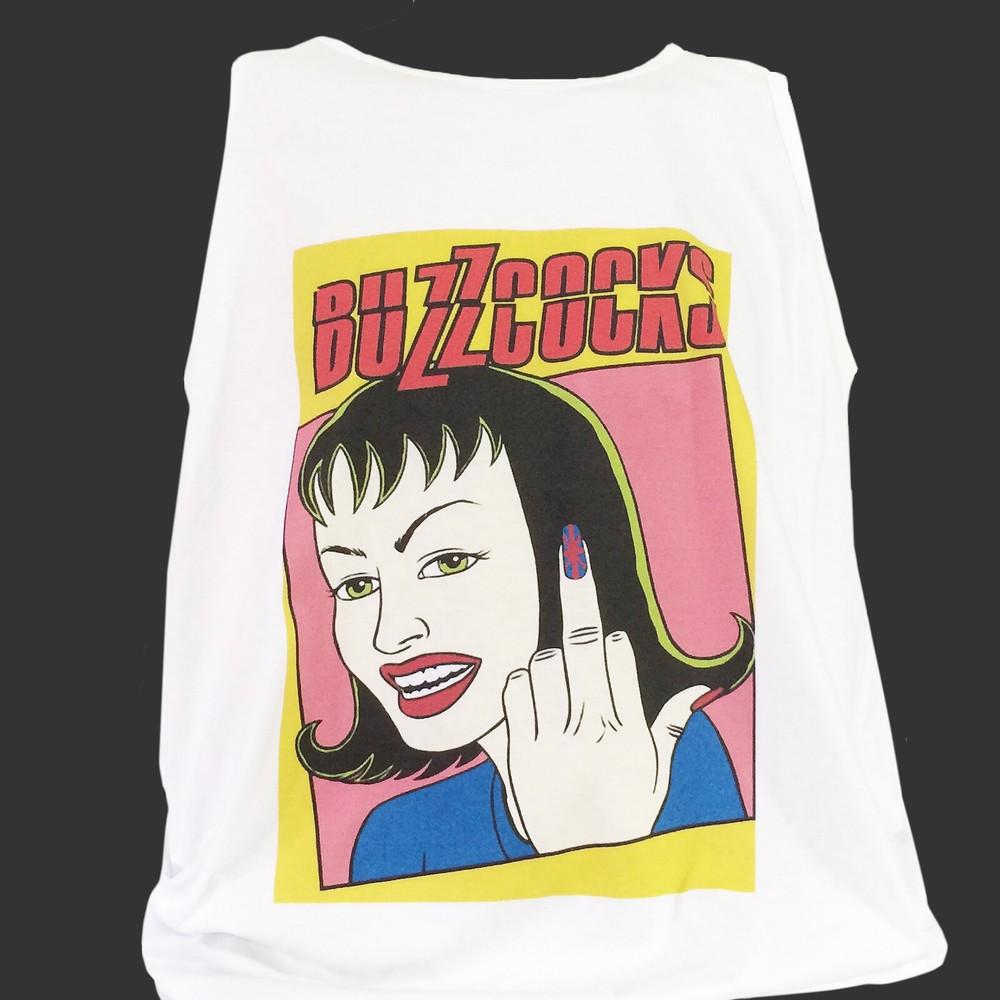 

Buzzcocks Punk Rock T-SHIRT vest top unisex white S-4XL L