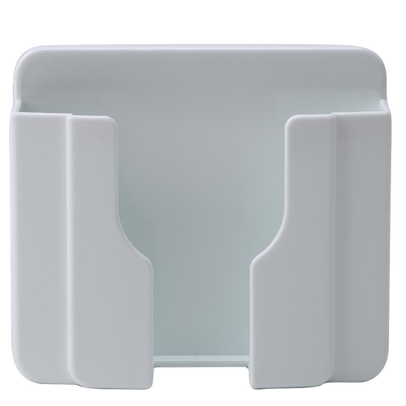 Bedside iPad Mobile Phone Wall Mount Smartphone Holder Charging Shelf Matte Seamless Plastic Bracket