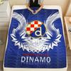 GNK Dinamo Zagreb Flanelová deka, Vysoká kvalita, Pohodlná pro všechna roční období, Domácí dekorace, Teplo a pohodlí