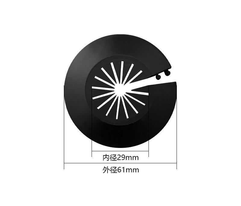 10 шт. Пластиковая заглушка для отверстия в стене душевого смесителя угловой вентиль Заглушка для трубы Декоративная крышка защелкивающаяся Пластина Аксессуары для кухонного смесителя Transparent