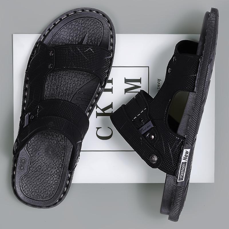 Fashion 2024 Classic Mens Sandals Summer Genuine Leather Sandals Men Outdoor Casual Lightweight Sandal Fashion Men Sandals