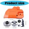 Quick Mount Chainsaw Clutch Guard Assembly High Efficiency Debris Shield For 16-24Inch Blades Wood Cutting