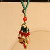 Gourd Plutus Lucky Keychain Small Pendant Key Chain Strap Unique Car Keys Charms  Phone Pendent