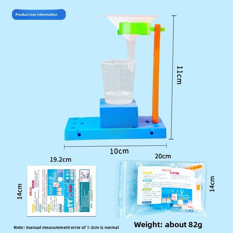 Dissolving Filtration Diy Science Kit For Educational Experiments And Creative Learning