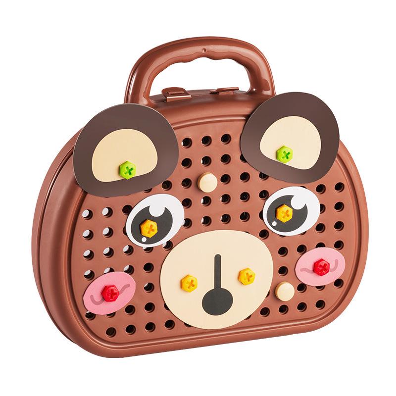 Children's Educational Toolbox with Electric Screwdriver for Toy Assembly and Repair