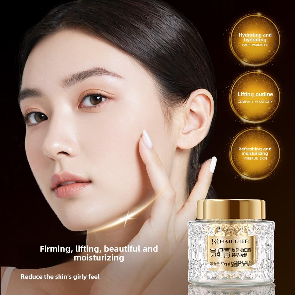 Kollagen Levande Cellsextrakt Anti-rynkkräm Återfuktande Fuktkräm för Strålande Hud Lätt Ansiktskräm