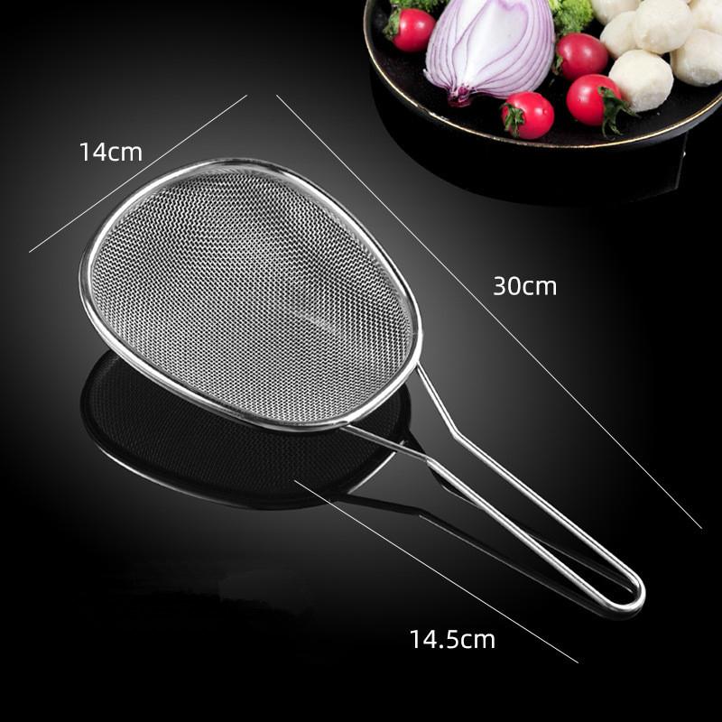 Coș de prăjit cu plasă fină Strecurătoare Oțel inoxidabil 304 Multifuncțional Oală fierbinte Sită făină Filtru Spumieră Strecurătoare Ustensile de bucătărie