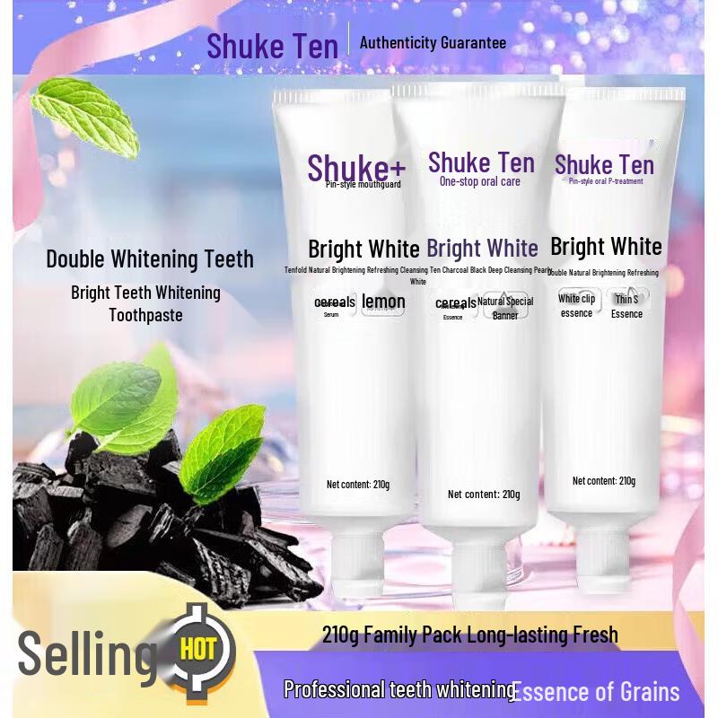 

Suke Bamboo Charcoal & Natural Pearl Whitening Toothpaste