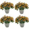 Vibrant Artificial Butterfly Flower Arrangements - Multi-Color Plastic Blooms for Indoor/Outdoor, Window Box, Pot & Party Decor