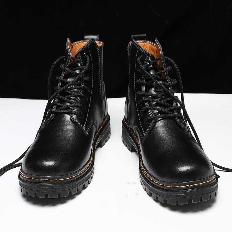 Men's New Leather Outdoor Sports Shoes Casual Shoes Business Leather Board Shoes Boots