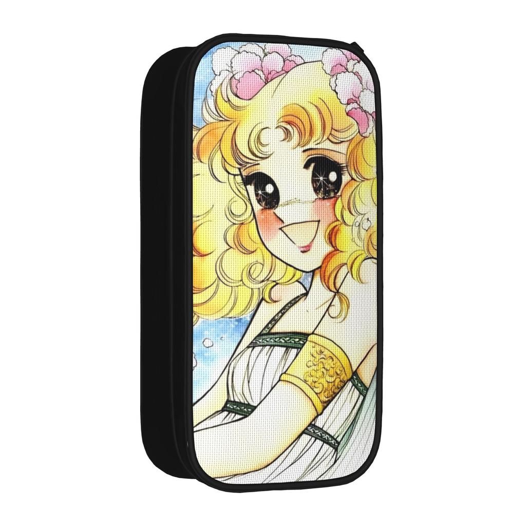 Candy Candy Pencil Case Classic Drama Romance Manga Pen Bag Student Large Storage School Supplies Gift Pencilcases