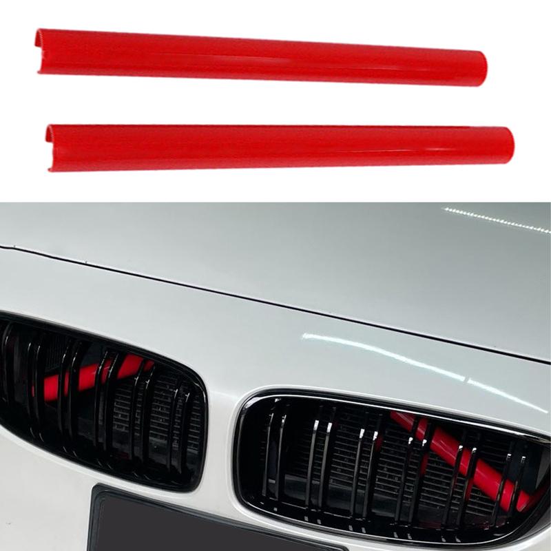2Pcs Car Front Grille Trim Strips For BMW F20 F30 F21 F22 F23 F31 F32 F33 F34 F36 F40 F44 Car Styling Decoration Accessories