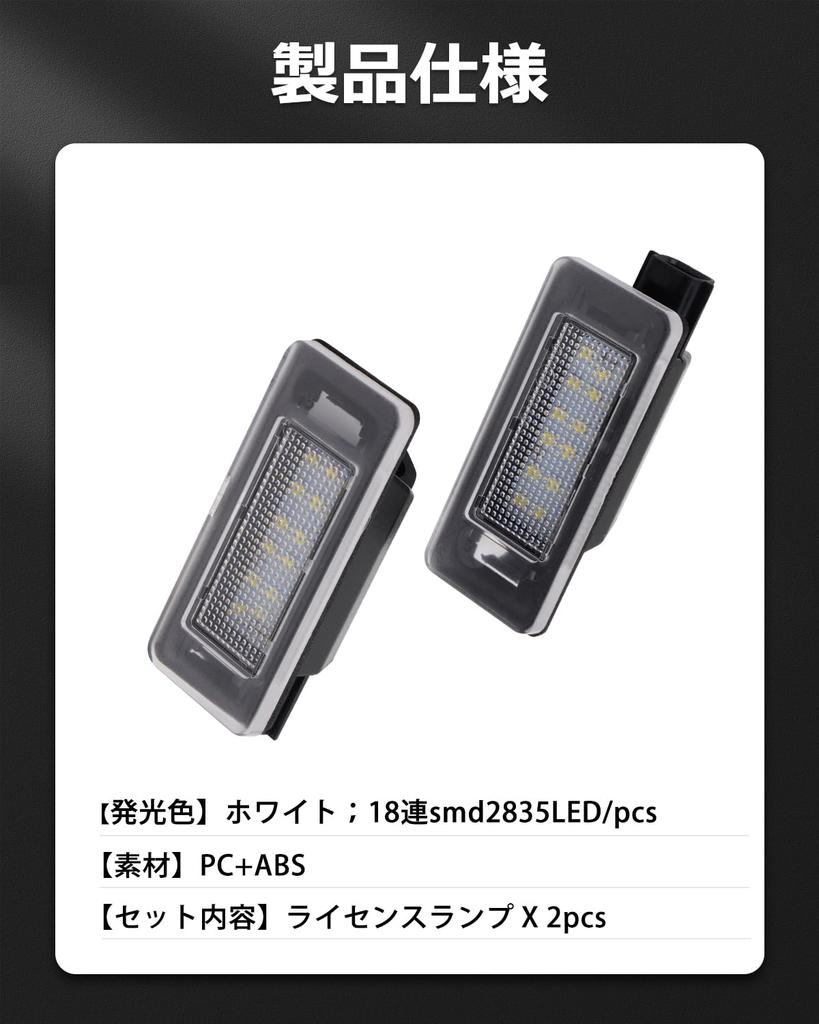 GIMUYA Nissan Serena C27 Early Late License Lamp LED License Lamp High Brightness Explosive