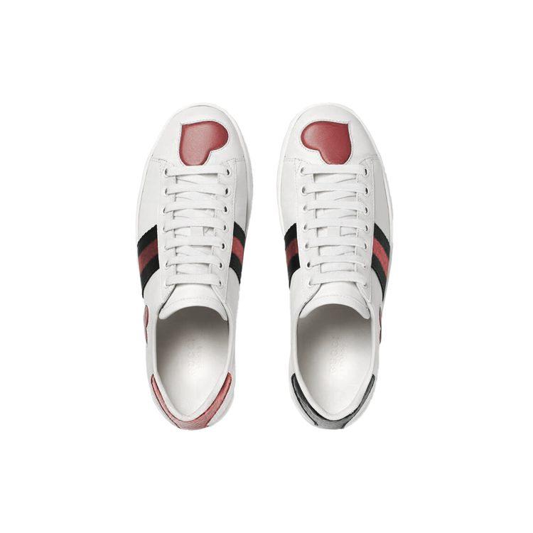 Gucci Wmns Ace Low 'Heart' Women's 435638 02JS0 9074