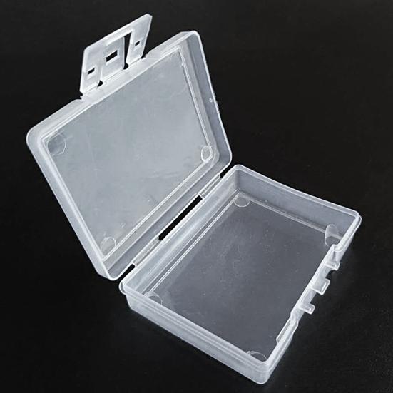 Transparente Box Kratzfest Stark und Robust Leicht zu Tragen Aufbewahrungszubehör Leer Mini Klarer Organizer Aufbewahrungsbox für Outdoor