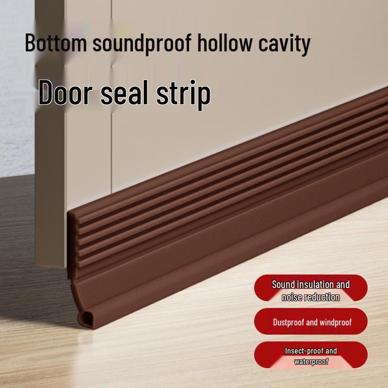 Self-Adhesive Door Bottom Seal: Soundproof, Windproof, Waterproof, Cockroach-Proof, and Anti-Theft Barrier