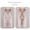 Oil-proof TPU Apron Transparent Cooking Apron Korean Work Clothes  for Coffee Cooking