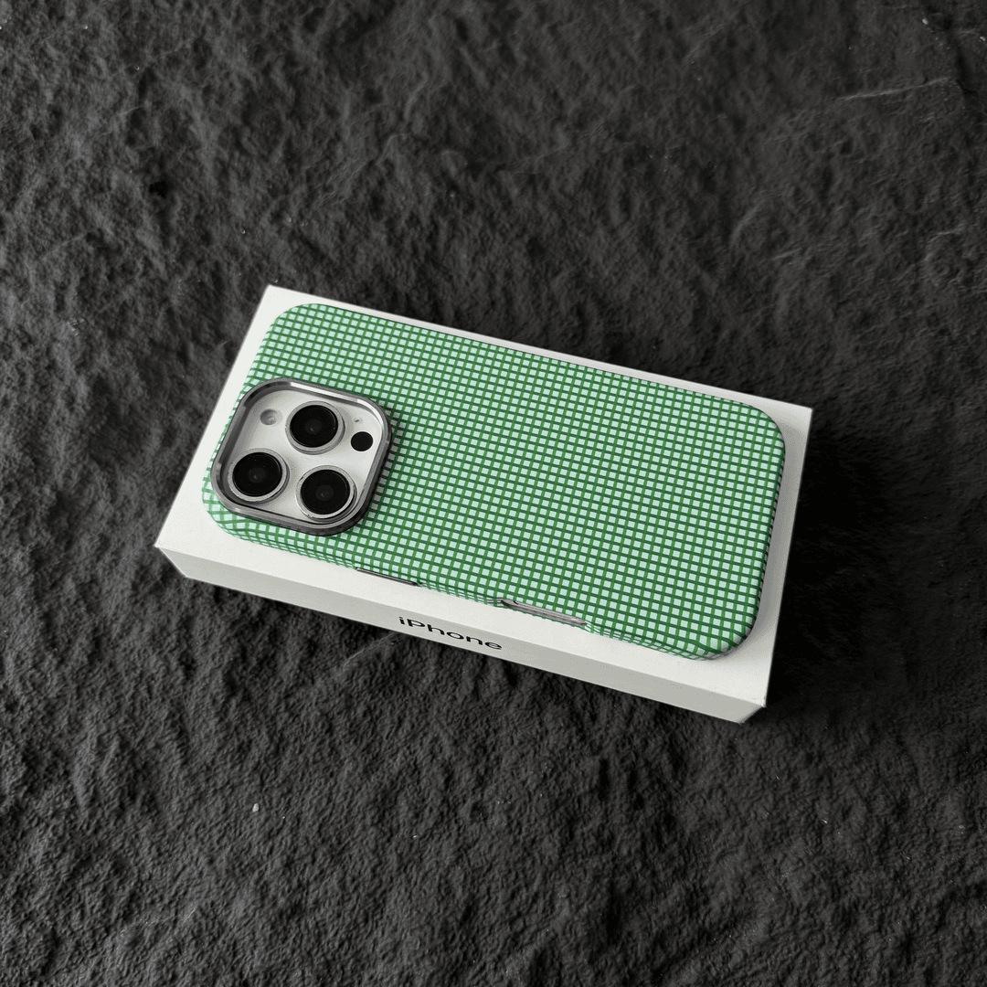 

British Plaid Skin-Feel Magnetic Case for iPhone 17 Pro Max - Full Coverage Protection, Compatible with Apple 16 16 PRO MAX