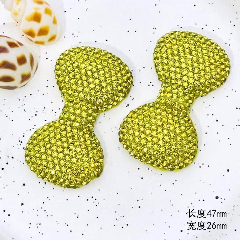 Ton Vollbohrer Mittlere Schleife 3D Süß Niedlich Luxuriös Glänzend DIY Vielseitig Handy Tasche Kette Schlüsselanhänger Zubehör