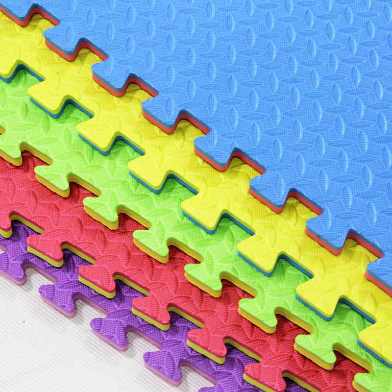 Foam Mat for Early Childhood Education, Kindergarten, and Dance Training - Leaf Pattern